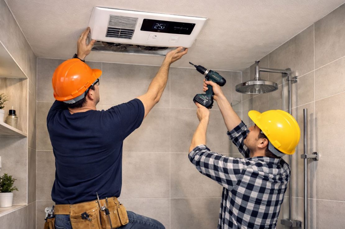 浴室不再又濕又冷！暖風機安裝前一定要知道的設計細節